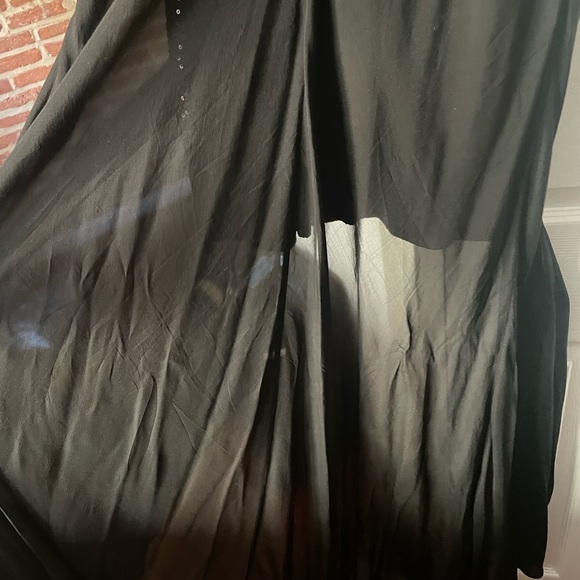 Black Floor Length Gown by Aidan Mattox - Picture 10 of 11